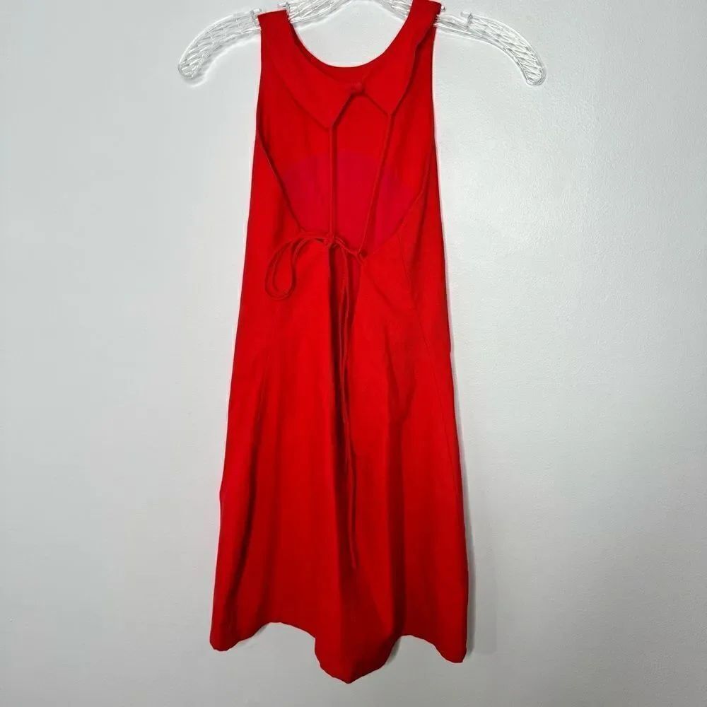 Superdown red open back mini dress size XS